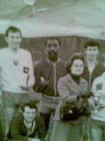 My Dad, Cass on Raf Stafford Basketball team.
